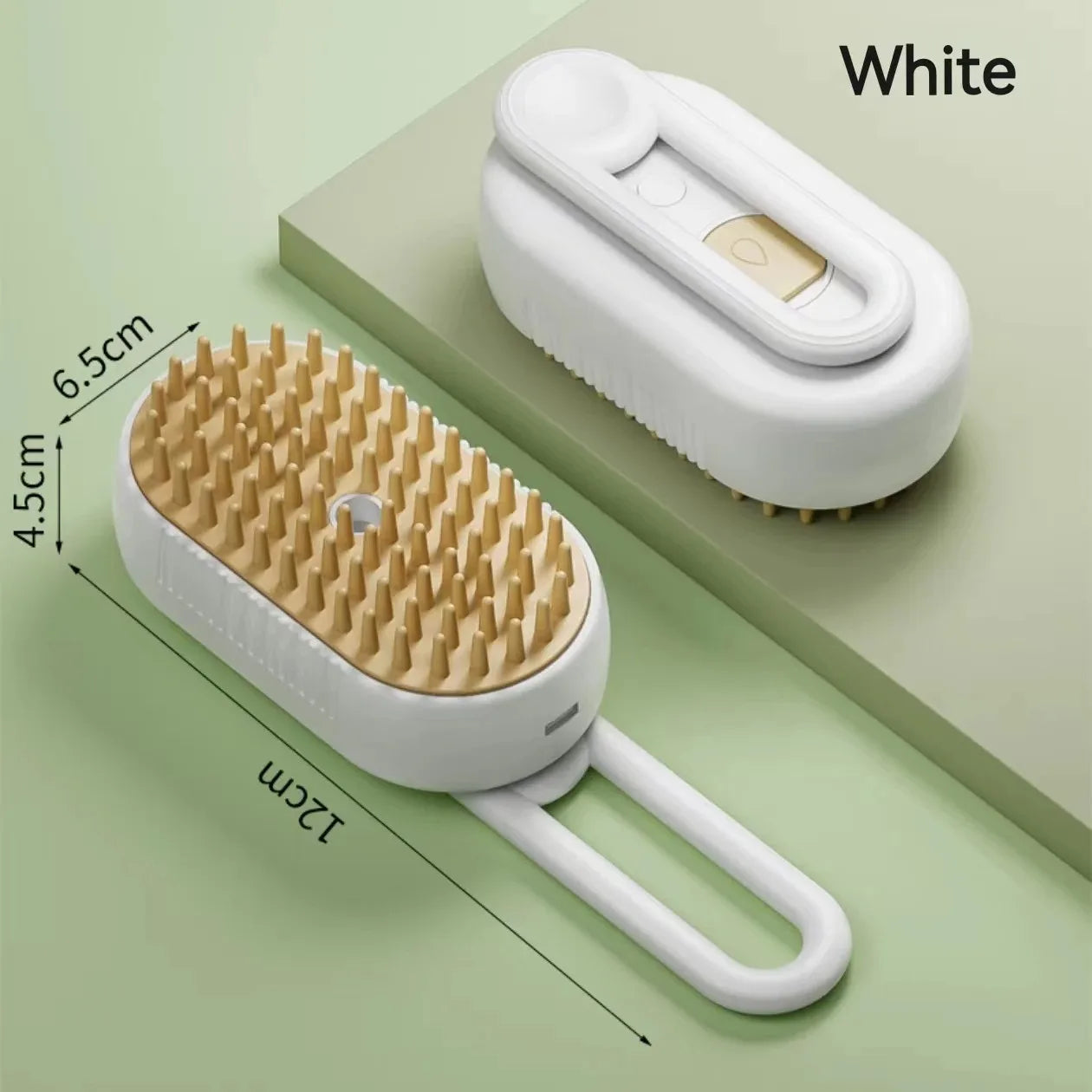 Electric Steam Pet Brush – Hair Removal & Massage